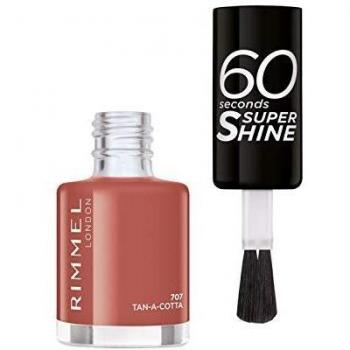 Rimmel 60 Seconds Super Shine 707 Tan-A-Cotta Nail Polish