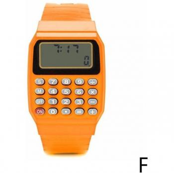 Multifunctional Silicone Calculator Wristwatch