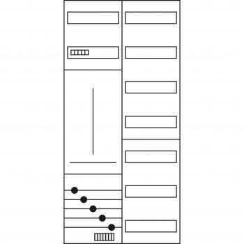 Komplettschrank KS 1ZP/VF-7rh ZB322U16N