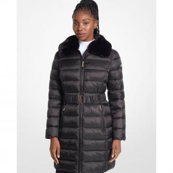 Michael Kors Abrigo Neutro Negro M – Versatil y Chic