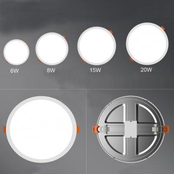 Plafonnier LED ultra-mince avec réglage 6/8/15/20W