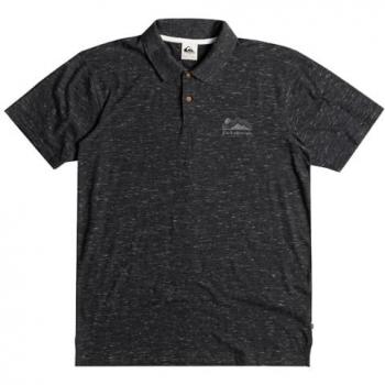 Polo M Negro Quiksilver con Estilo Tecnológico