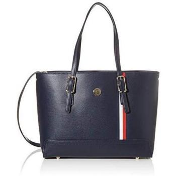 Borsa Tommy Hilfiger Honey Med Tote, Blu (Sky Captain)