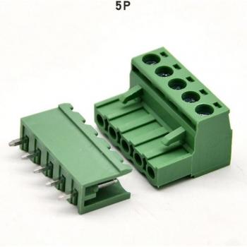 Conector de Paso de Aguja Recta 2-12 Pines 5,08mm