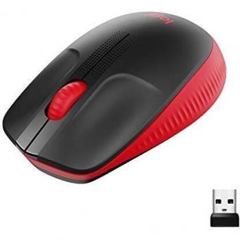 Ratón Logitech M190 Rojo Inalámbrico