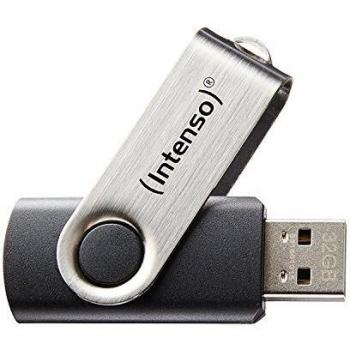 Speicherstick USB Drive 2.0, 32 GB, Basic Line, drehbarer Metallbügel zum Verschließen
