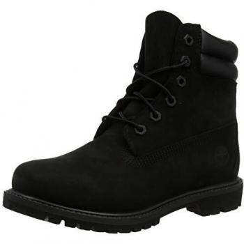 Timberland Women’s Waterville 6″ Waterproof Double Collar Black Nubuck 35.5 EU
