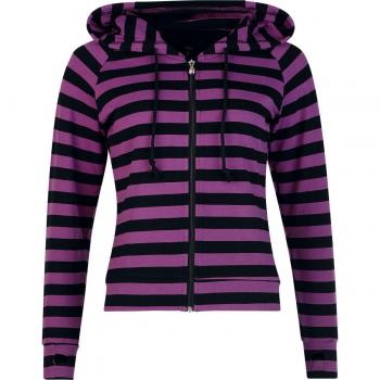 Banned Alternative Striped Cat Ears Kapuzenpulli – Damen, S bis XL