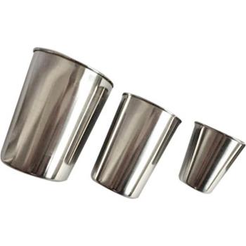 Tasse de pint empilable en acier inoxydable