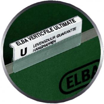 Elba Verticfile Tekststroken Wit 65x16mm (Verpakt per PAK / 1)