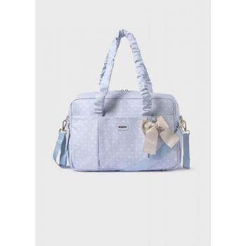 Bolso de maternidad polipiel con lunares Mayoral newborn
