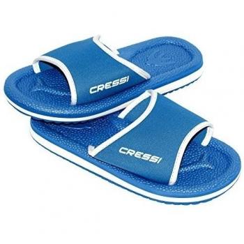 Chanclas de Playa Cressi Lipari, Niños, Azul Claro/Blanco