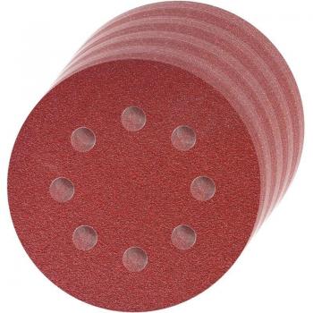 Pastiglie Abrasive 5 8 Fori Grana 100/120 – Levigatrice Giraffa Asciutta, Pacchetto da 100