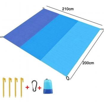 Alfombra de Acampar Portátil 200x210cm