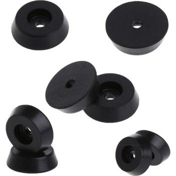 20 Pcs Rubber Chair Feet Pads Floor Protectors 18x15x5mm