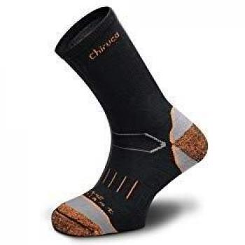 Chiruca Outlast Long Socks – Black, Grey & Orange Trio – L