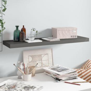 VidaXL Floating Wall Shelf High Gloss Gray 35.4x9.3x1.5 MDF