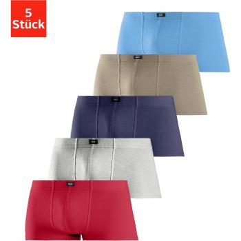 Hipster H.I.S Herren Boxershorts, Größe 3 – Meliert (Bunt)