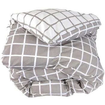 Couvre-oreiller Linnea 200x200 cm Percale DDM MAX Gris