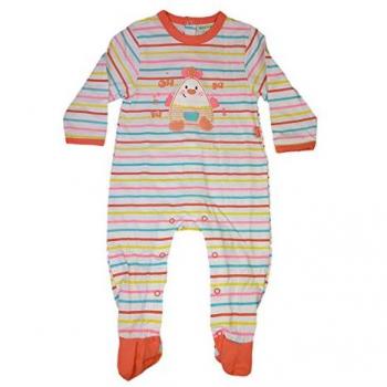 Tutina Yatsi cotone bimba neonato bianco righe fantasia 18 mesi