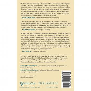 William Desmond and Contemporary Theology