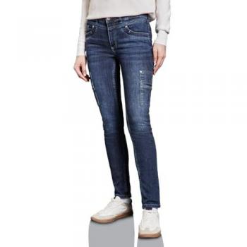 STREET ONE Damen Regular-fit Jeans »YORK« mit Taschen