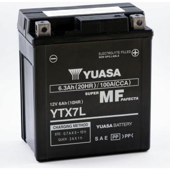 Yuasa YTX7L 12V 6Ah Wartungsfreie Batterie