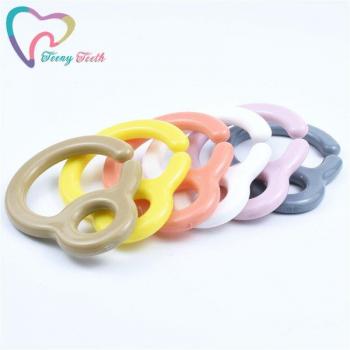 Kit de Accesorios Baby‑Silicona: 10 Clips con Cadena Redonda