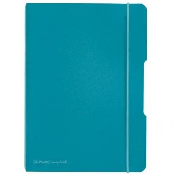X Herlitz Geschäftsbuch Flex PP A5 40 Blatt Caribbean Turquoise