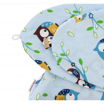 Stillkissen-Set 190 cm – Hobeya Blue Owl Cover