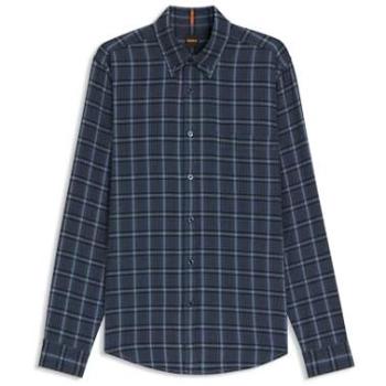 BOSS Hemd Regular Fit RICKERT_M Blau | M – Herren Edition