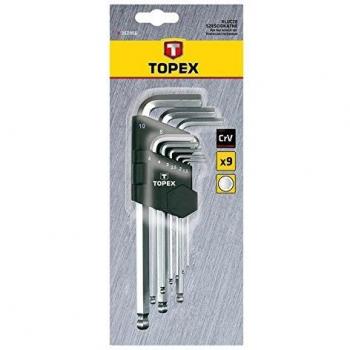 Topex 35D957 Set da 9 chiavi Torx