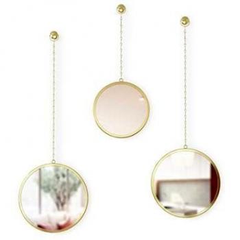 Tríada Espejos Redondos Dima Colgados