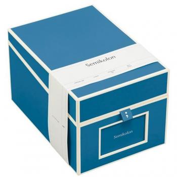 Semikolon Fotoalbum – Fotobox Blau, 10 x 15 cm + 9 x 13 cm