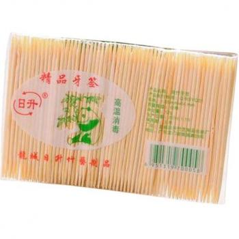 Bamboo Toothpicks 100 Pcs Double-Sided