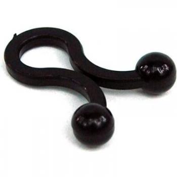 Phobya Black Twist Lock 3.5-5mm Cable Management Clamps (Set of 5)