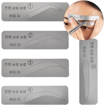 Reusable Eyebrow Mold Template Kit