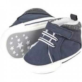 Chaussures marine pour bébé avec velcro