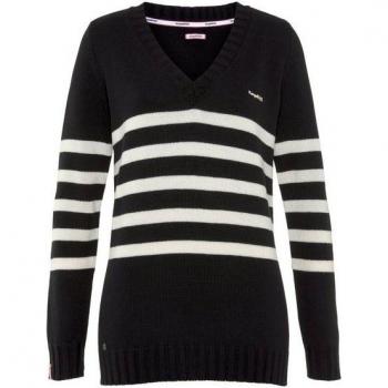KangaROOS Casual Pulli – schwarz, sanftes Weiß