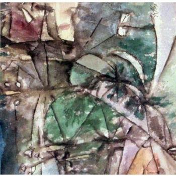 Klee Leitungsstangen anagoria, 1913 Grafika