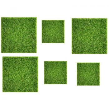 Décoration de jardin en gazon artificiel