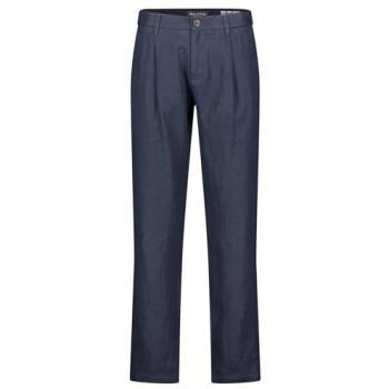 Tapered Fit Leinenhose mit Bundfalten von Marc O'Polo