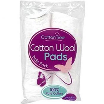Cotton Tree Round Cotton Wool Pads, 120 Count