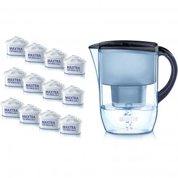 BRITA Fjord Cool Water Filter Jug, 12 Cartridges