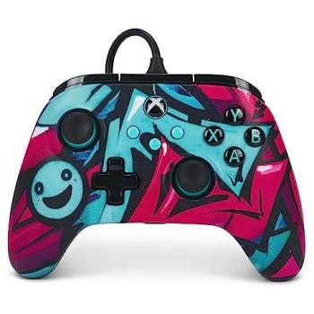 Esselte PowerA Advantage Wild Style Gaming‑Controller für Xbox Series X/S – Blau/Violett