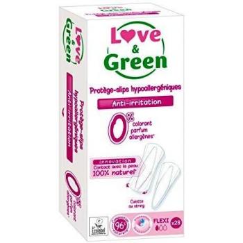 Love and Green Protège-slips Hypoallergéniques Flexi x28
