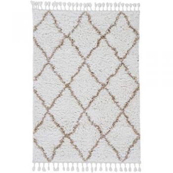 Hochflor-Teppich Eddy, rechteckig, 30 mm Höhe, mit Fransen, auch in quadratischer Form