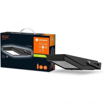 Foco de inundación LED solar 10W 4000K negro