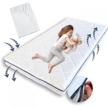 Matelas enfant 80x160 cm AERO PLUS hauteur 10 cm