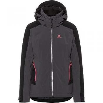 Salomon Veste de Ski Femme BRILLIANT JKT W Gris/Noir
